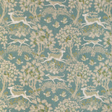 LEE JOFA - MILLE FLEUR PRINT- LAKE - Fabric by the Yard