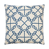 Knots Pillow - Blue - DV Kap