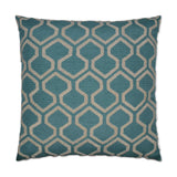 Raw Edges Pillow - Turquoise - DV Kap