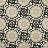KRAVET DESIGN - EXOTIC SUZANI- COAL - Fabric by the Yard