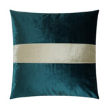 Iridescence Band Pillow - Peacock - DV Kap