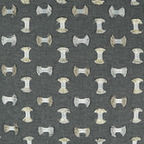 Frayed - Gunmetal - DV Kap - Fabric by the Yard