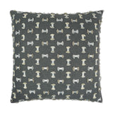 Frayed Pillow - Gunmetal - DV Kap