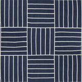 KRAVET DESIGN - LOCAL GRID- INDIGO - Fabric by the Yard