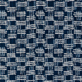 KRAVET COUTURE - CROSS WAVES- MARINE - Fabric by the Yard