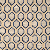 KRAVET DESIGN - WATERLINES- INDIGO - Fabric by the Yard