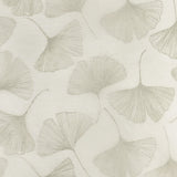 KRAVET COUTURE - GINGKO LEAF- PLATINUM - Fabric by the Yard