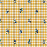 BRUNSCHWIG & FILS - LA SEYNE FLEURI- SUNFLOWER - Fabric by the Yard