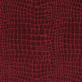 BRUNSCHWIG & FILS - CROC VELVET- GARNET - Fabric by the Yard