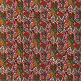 BRUNSCHWIG & FILS - VILLANDRY PRINT- RED - Fabric by the Yard