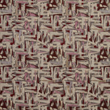 Charlotte - 8519 - Wine/Abstract - Fabric by the Yard