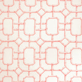 KRAVET COUTURE - BAMBU FRET- CORAL - Fabric by the Yard