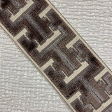 BANKS TAPE - WALNUT - Mag Fabrics - Trim By The Yard
