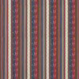G P & J BAKER - RUNAWAY- INDIGO/RED - Fabric by the Yard