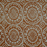 LEE JOFA - PINEAPPLE ON RUSTIC- PUMPKIN - Fabric by the Yard