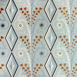 BRUNSCHWIG & FILS - GALLIER DIAMOND- SEAFOAM - Wallcovering by the Roll