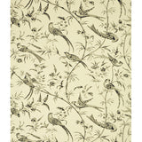 BRUNSCHWIG & FILS - BENGALI- BLACK - Wallcovering by the Roll