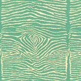 BRUNSCHWIG & FILS - LE ZEBRE LINEN PRINT- AQUA - Fabric by the Yard
