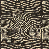 BRUNSCHWIG & FILS - LE ZEBRE LINEN PRINT- BLACK - Fabric by the Yard