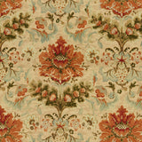 BRUNSCHWIG & FILS - WINDSOR DAMASK COTTON & LINEN PRINT- COPPER ON SAND - Fabric by the Yard