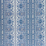 BRUNSCHWIG & FILS - DIGBY S TENT LINEN & COTTON PRINT- MOROCCAN BLUE - Fabric by the Yard