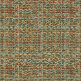 BRUNSCHWIG & FILS - BOUCLE TEXTURE- JADE/CORAL - Fabric by the Yard