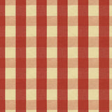 BRUNSCHWIG & FILS - CARSTEN CHECK- POMEGRANATE - Fabric by the Yard