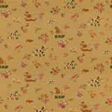BRUNSCHWIG & FILS - ANIMALITOS WOVEN TAPESTRY- CAMEL - Fabric by the Yard