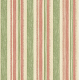 G P & J BAKER - CLOUDLINE- SOFT RED/GREEN - Wallcovering by the Roll