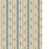 G P & J BAKER - TRADEWIND- TEAL/SPICE - Wallcovering by the Roll