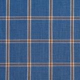 Charlotte - D137 - Wedgewood Windowpane - Fabric by the Yard
