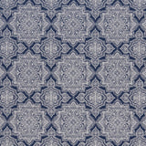 Charlotte - D1433 - Indigo Mandala - Fabric by the Yard