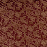 Charlotte - D1555 - Merlot Paisley - Fabric by the Yard