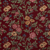 Charlotte - D2059 - Merlot Bouquet - Fabric by the Yard