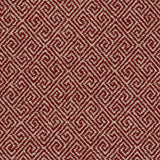 Charlotte - D2615 - Greek Key Crimson - Fabric by the Yard