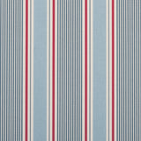 CLARKE AND CLARKE - SAIL STRIPE- MARINE - Fabric by the Yard