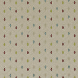CLARKE AND CLARKE - HEALEY- RASPBERRY/DUCKEGG - Fabric by the Yard