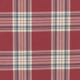 CLARKE AND CLARKE - GLENMORE- RED - Fabric by the Yard