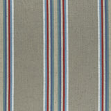 CLARKE AND CLARKE - IMANI- INDIGO/RED - Fabric by the Yard