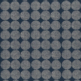 CLARKE AND CLARKE - KIKO- INDIGO - Fabric by the Yard
