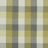 CLARKE AND CLARKE - AUSTIN CHECK- CITRON/NATURAL - Fabric by the Yard