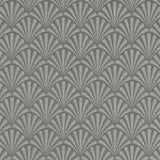 CLARKE AND CLARKE - CHRYSLER- CHARCOAL - Fabric by the Yard