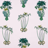 CLARKE AND CLARKE - JUNGLE PALMS- PINK - Fabric by the Yard