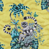CLARKE AND CLARKE - LEMUR- LIME - Fabric by the Yard