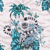 CLARKE AND CLARKE - LEMUR- PINK - Fabric by the Yard