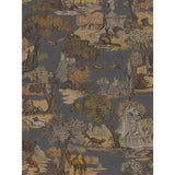 COLE & SON - VERSAILLES GRAND PRINT- GNGR CHAR - Fabric by the Yard