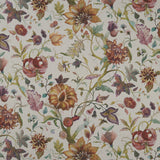CLARKE AND CLARKE - DELILAH CULLA- SPICE/LINEN - Fabric by the Yard