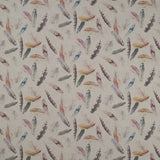 CLARKE AND CLARKE - FEATHER NICA- CREAM - Fabric by the Yard