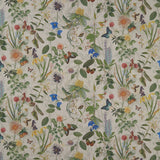 CLARKE AND CLARKE - SECRET GARDEN- LINEN - Fabric by the Yard