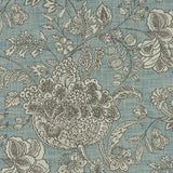 CLARKE AND CLARKE - WOODSFORD- TEAL - Fabric by the Yard
